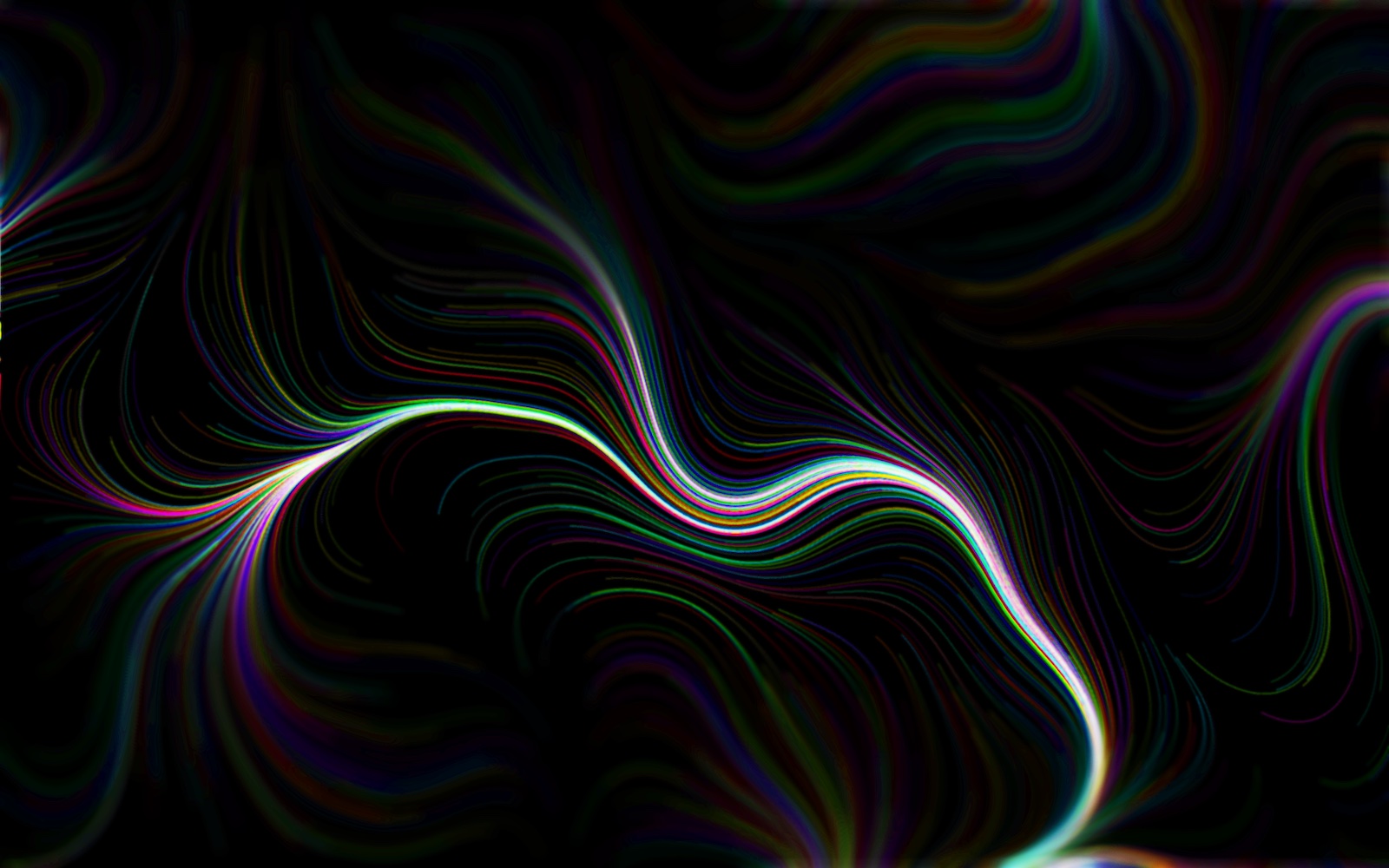 Perlin noise flow field